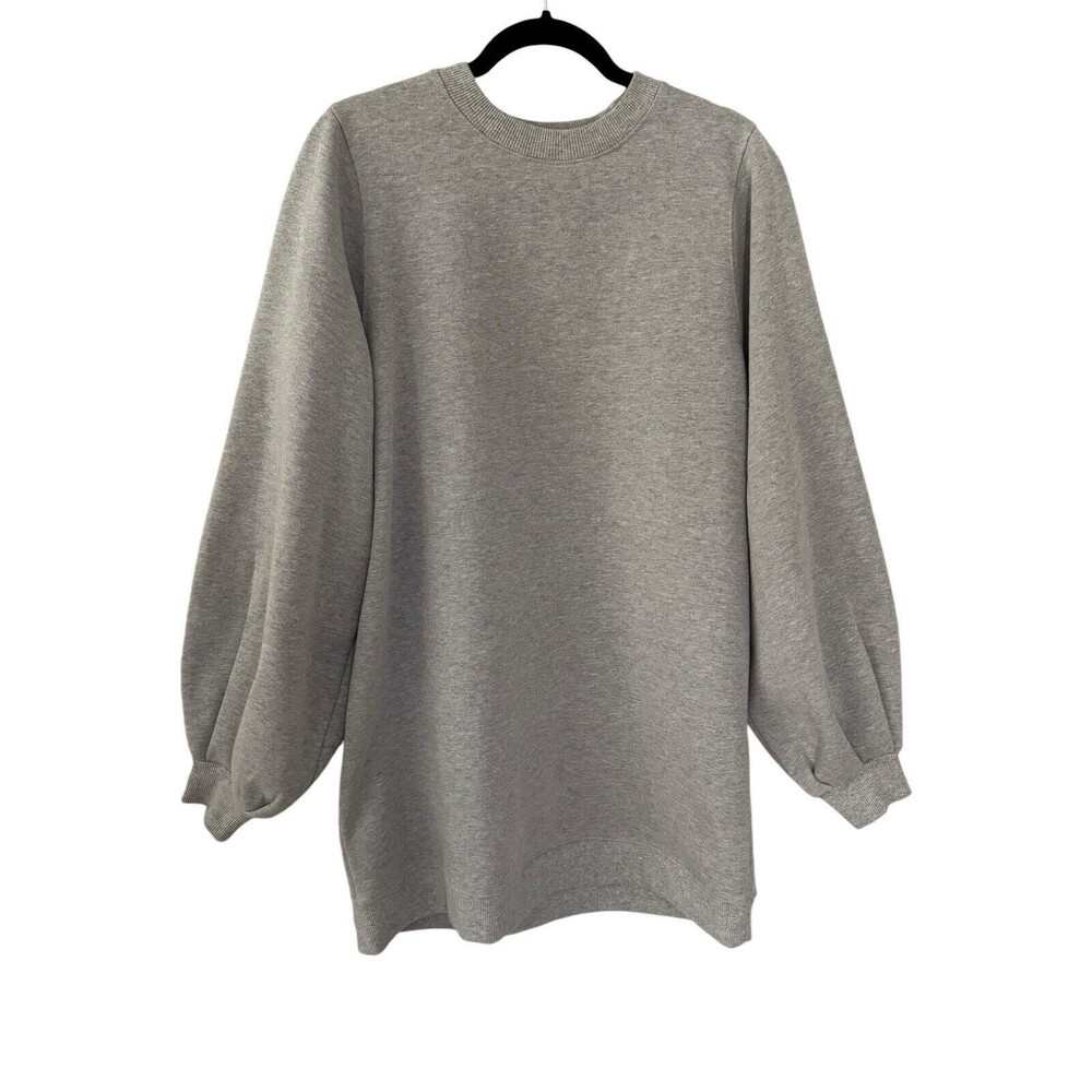 Lovers + Friends Gray Mini Sweatshirt Dress